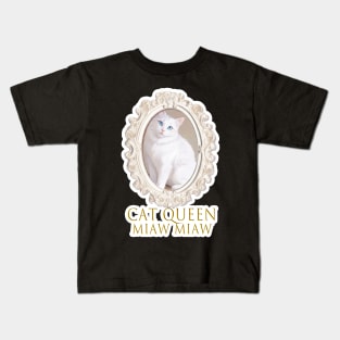 Cat queen Kids T-Shirt
